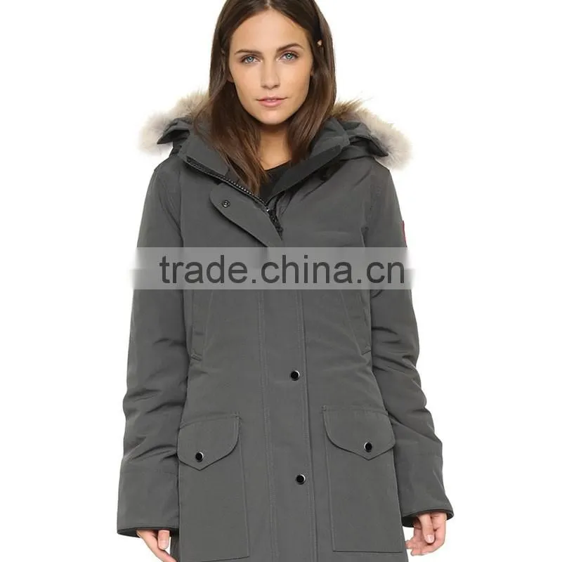 Newest Fashion Black Sleek Spring Snap Button