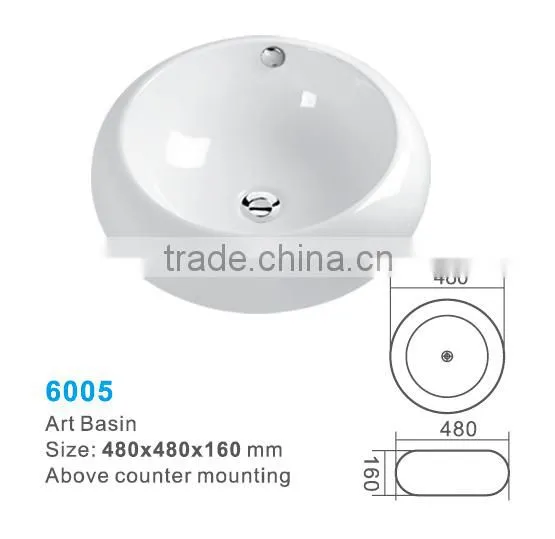chaozhou above round counter basin