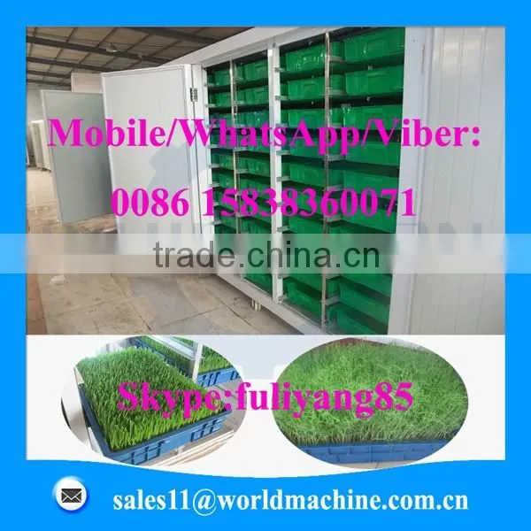 Hydroponic greenhouse systems grass growing machine