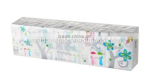 3-Ply Pocket Packs Facial Tissues (10 Packs of 8 Tissues) Total 80 Tissues