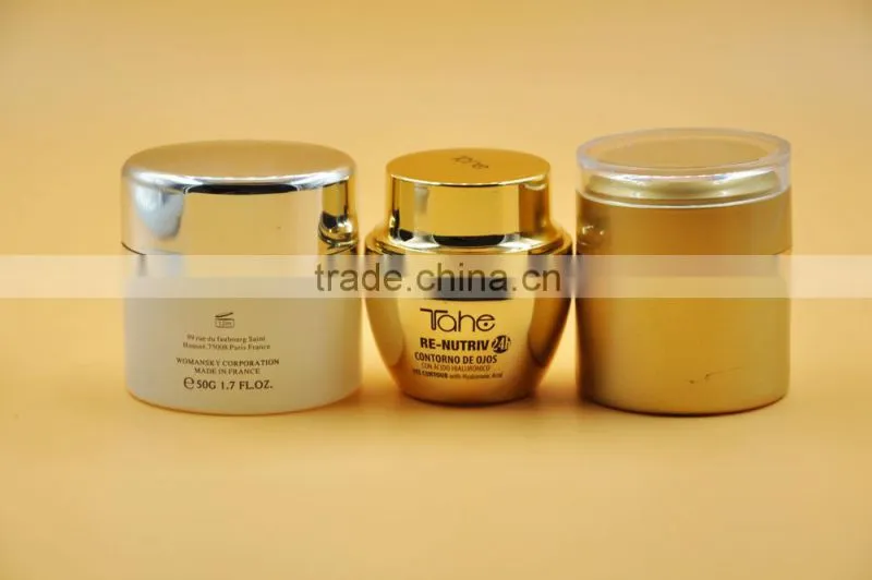 30g glass jar with screw top lid glass jar with lid gold glass jar