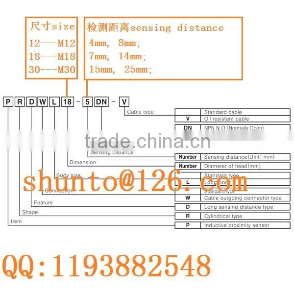Autonics sensor PRD18-14DN 14mm long distance sensing proximity sensor M18