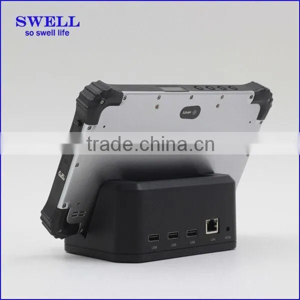 window/android OS NFC 1D/2D handheld barcode scanner 8inch 4G dual WIFI NFC rugged fingerprint tablet pc I82