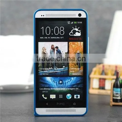 New Ultra Thin 0.7mm Aluminum Alloy Bumper Mobile Phone Case Cover Fits For HTC ONE M7
