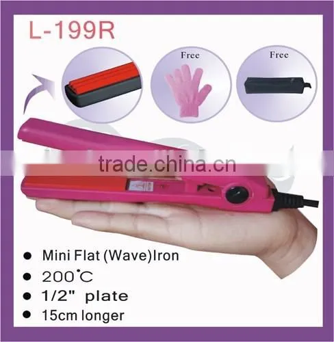 Mini style, hair straigener magic function for travel use
