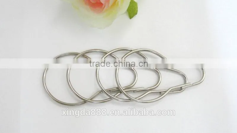 The gourd buckle shower curtain hooks/ stainless steel shower curtain hooks/simply design and high quality shower curtain hooks