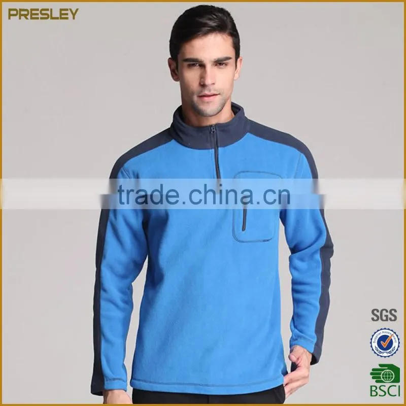 New!!! Non-hooded stylish Men's winter polar fleece jackets for outdoor sporting wear