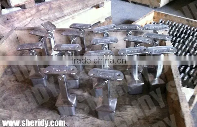 Stainless steel post used for stairs