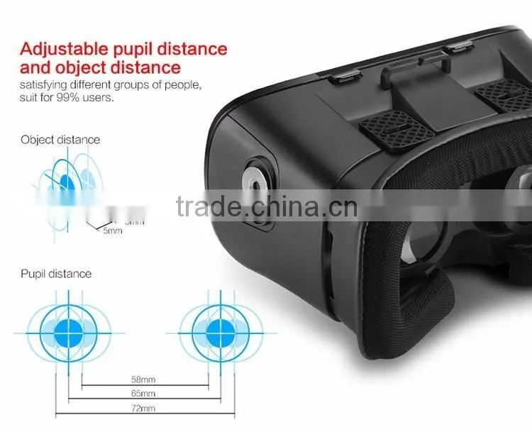 New Technology Google Cardboard 3D VR box Virtual Reality Video Game VR Glasses+Bluetooth Gamepad