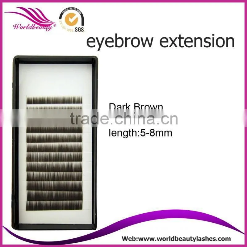 2015 hot wholesale many color Straight eyebrow extensiones