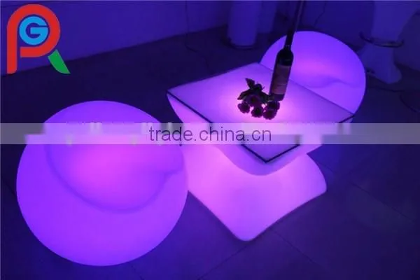 RIGEBA hot selling!LED furniture led LED bar table shining double table square/round table lamp
