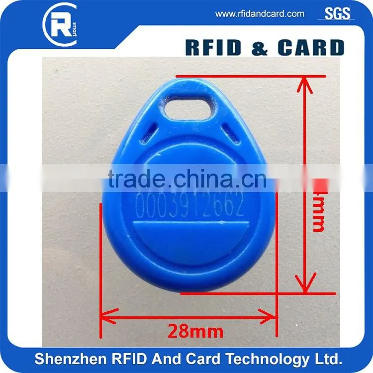 MIFARE Ultralight EV1 ABS with keyring Waterproof RFID keyfob