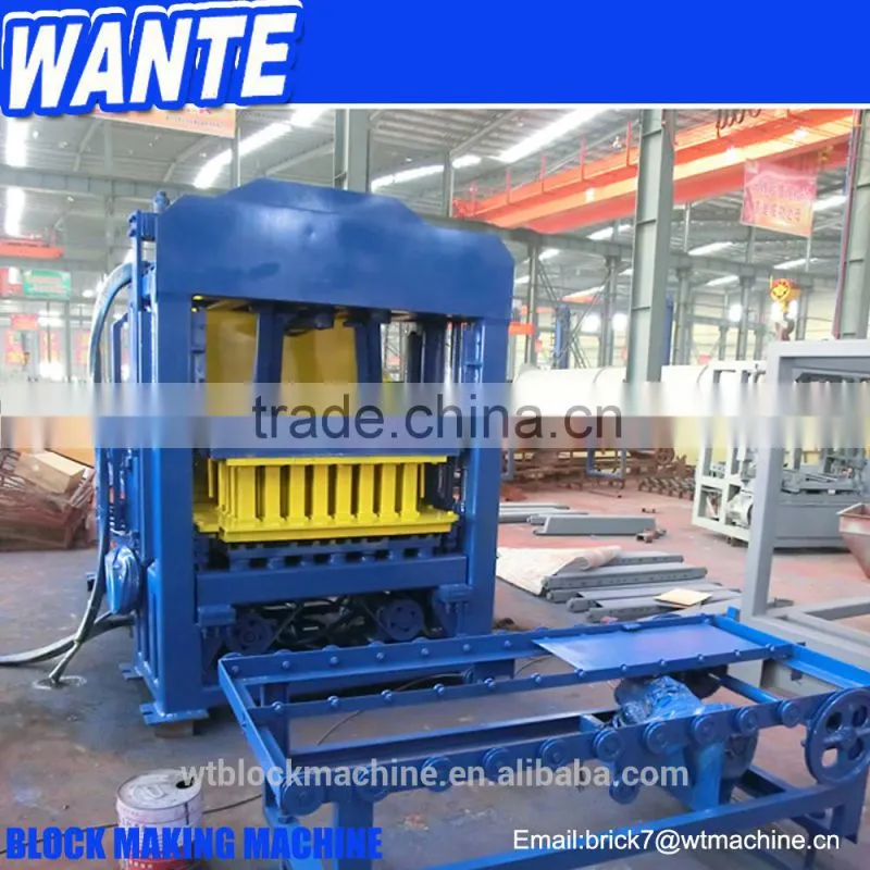WT4-15C block cement brick making machine business opportunity