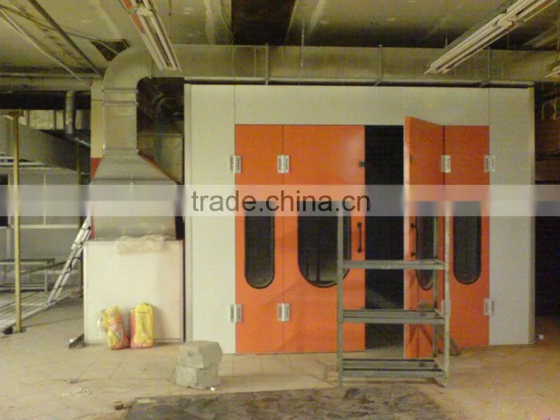 4 fold Main door full down draft spray booth, oven auto paint booth spraybooths