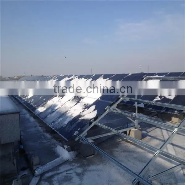 Normal Specification and Commercial Application solar panel flat roof mount solar mounting system