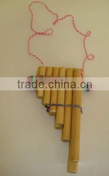 Peru Quality 25cm Colored Bamboo Flute