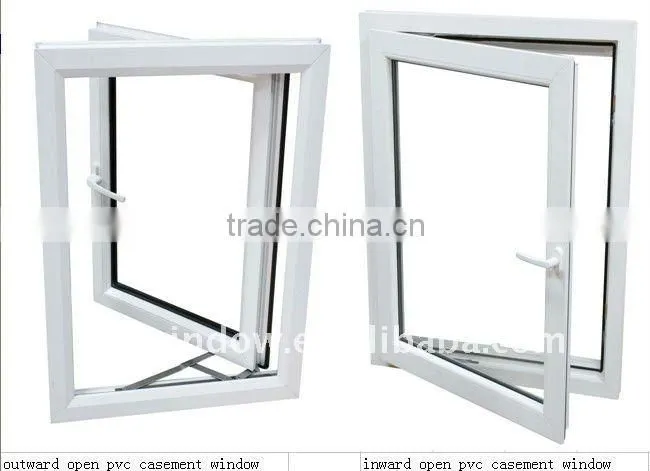 pvc windows (high quality),3 panel triple pvc casement window