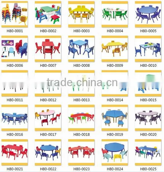 2016 China guangzhou high quality plastic table and chair for dinner