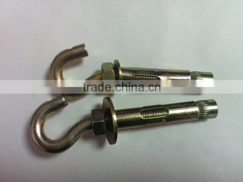 C shape Hook Screws with Zinc plated
