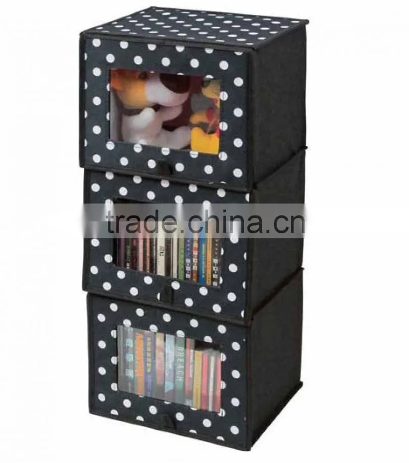 Fashion big folding fabric wall hanging storage organizer for wholesale
