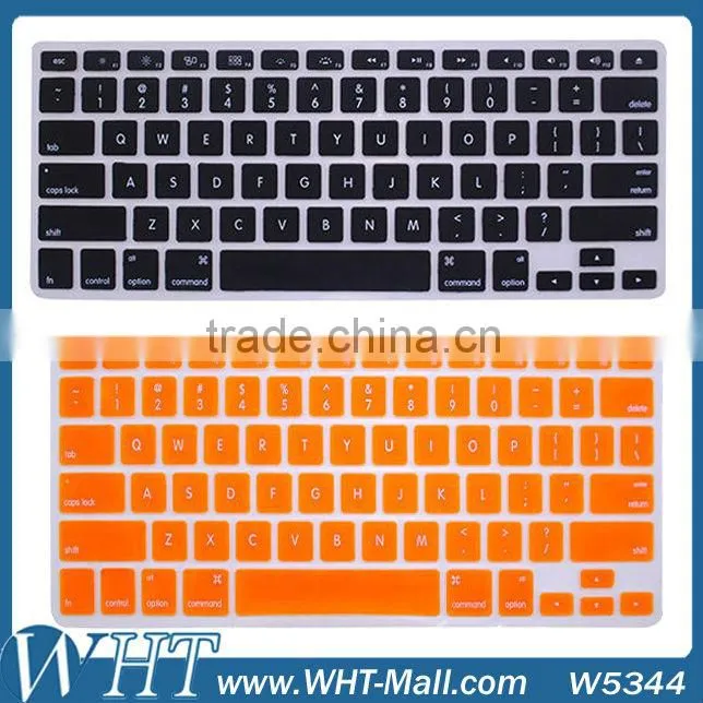 Silicone Cover for Macbook Keyboard Colorful Cover for Macbook Air/ Pro/ Pro Retina Wholesale