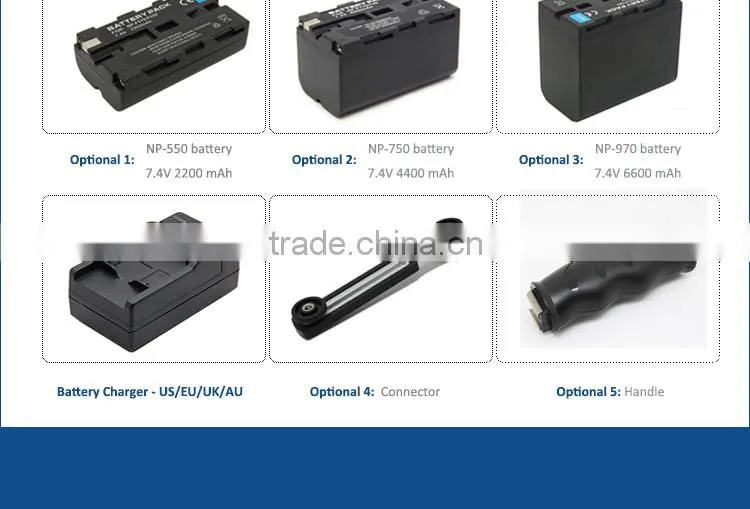 China Supplier LED-336A Video Light With Hot Shoe Connector Design Wholesale