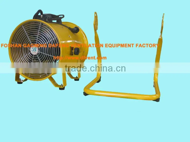 110v single phrase red portable ventilator fan