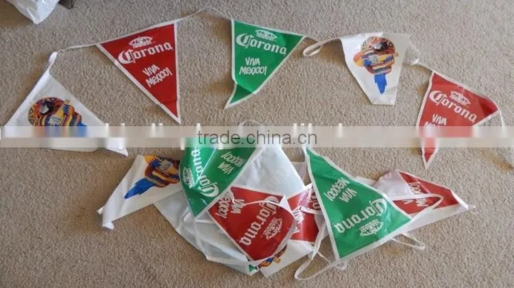 JC Custom Printed Pennant String Flag
