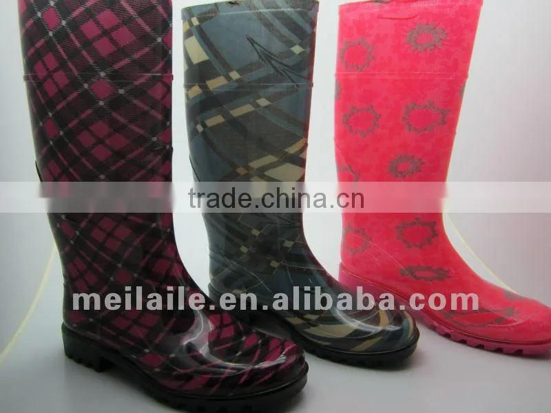 Beautiful fashion rain boots for women