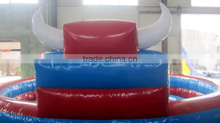 Exciting Party Sports Game Inflatable Mechanical Bull for Adults