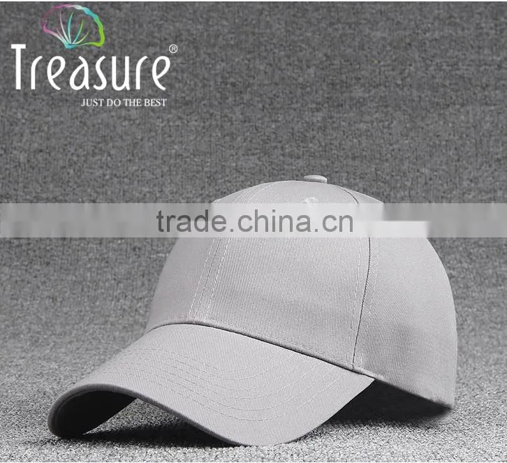 Custom hot selling simple blank hat perfect curve baseball hat with your own design