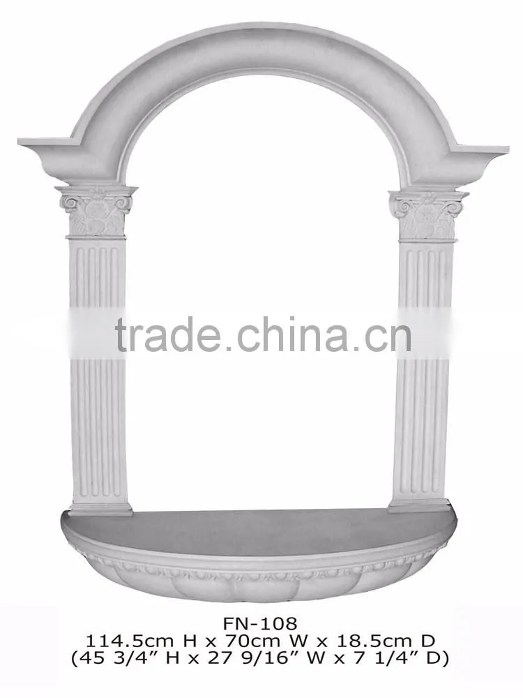 2016 Polystyrene High Quality beautiful PU decorative Shelvings