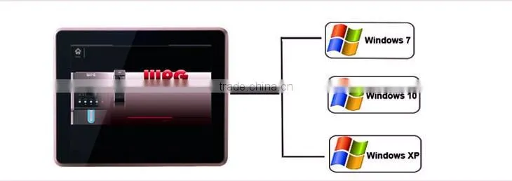 RS485 tft lcd industrial hmi touch screen with modbus