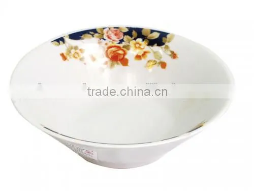 Super white rice bowl /cereal porcelain bowls 7" serving bowls