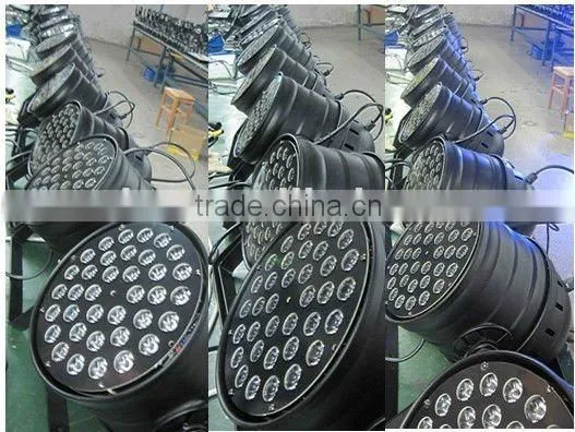 36pcs*3W black aluminium alloy led par Light