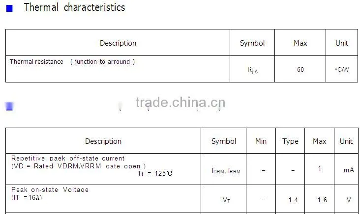 trigger structure triac
