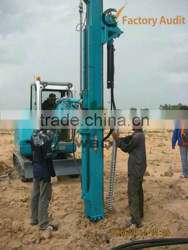 Spiral Piling Machine for ground screw and solar monunting