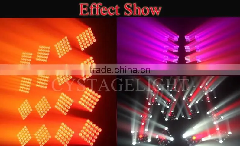 36X12W RGBW 4 IN 1 LED Wash Moving Head Matrix Light