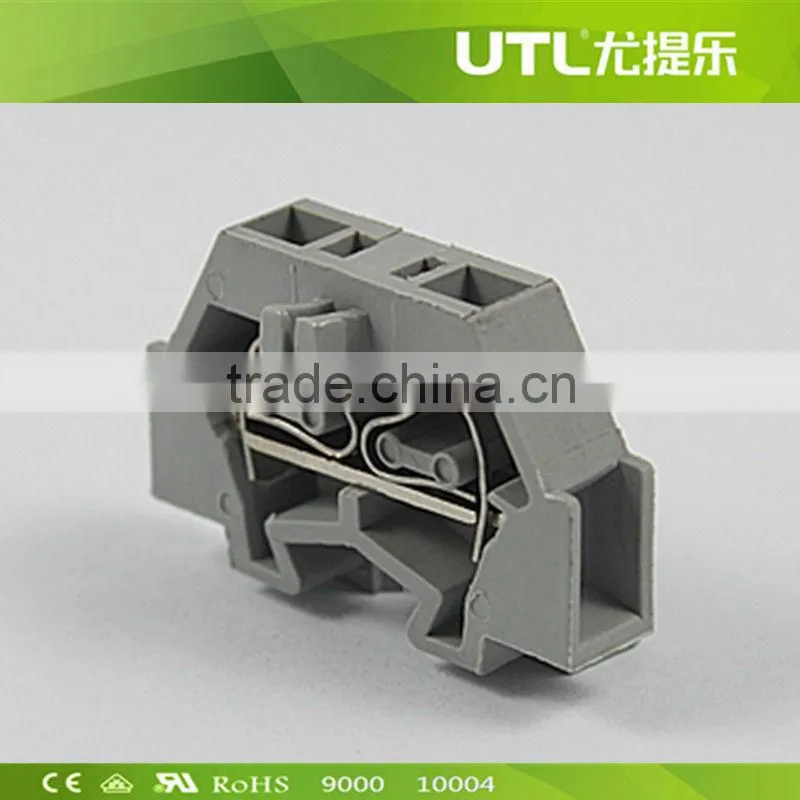 Dinrail terminal block mini spring typeJUT3-1.5F -WS 1.5-DB screwless