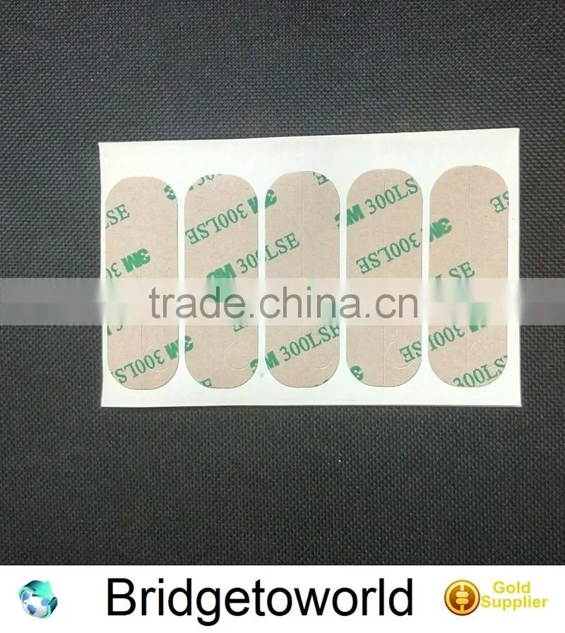 2 in 1 3M Sticker for Glass Top and Bottom for iPhone 5 5S 4 4S Back Cover Laminating