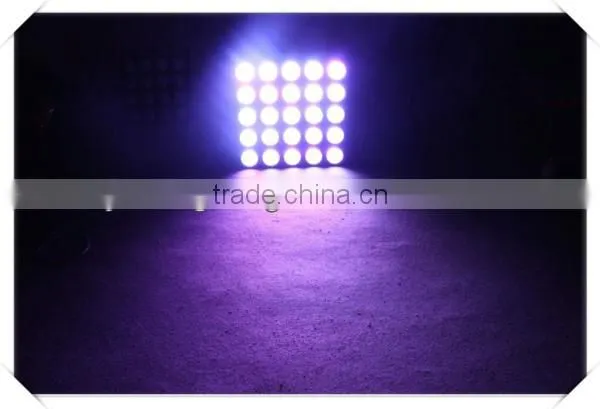 25x10w rgb 3 in 1 full color concert led dmx matrix blinder