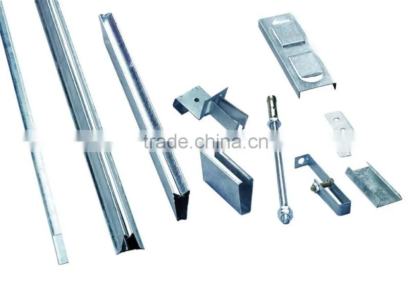 Akzo nobel powder coating aluminum / metal frame suspended clip in ceiling tiles or panels
