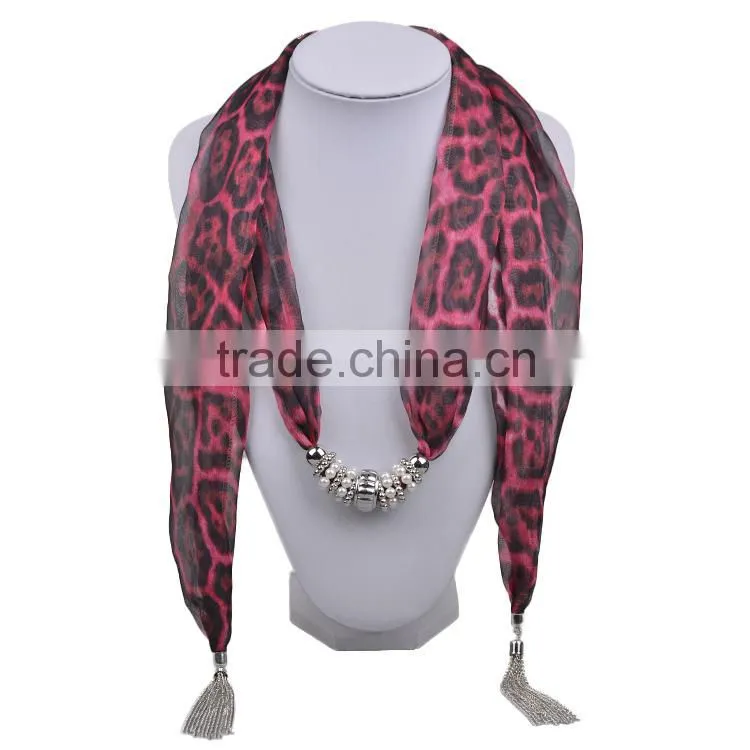 2016 new ideas women pendant scarf jewelry