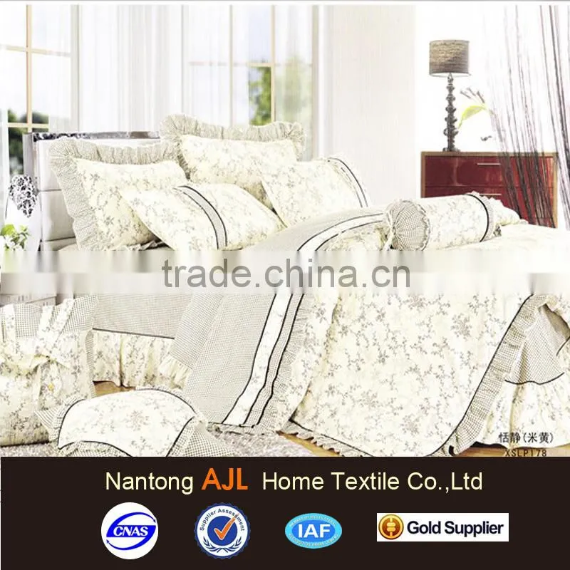 2015 100% cotton Korea new product printed hometextile fabrics