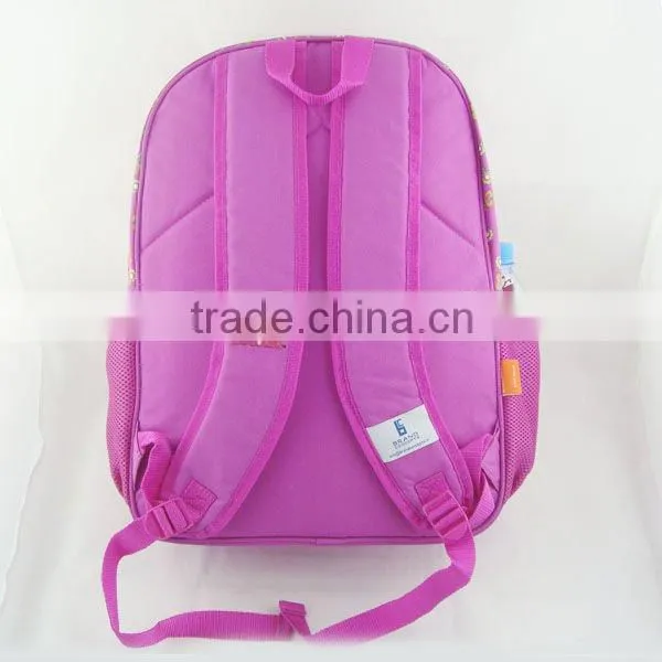 600D with PVC school backpack bag