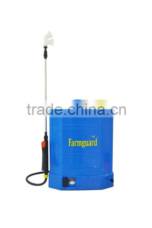 new design battery operated pump agriculture sprayer knapsack power automatic motorized plastic farmer portable battery sprayer