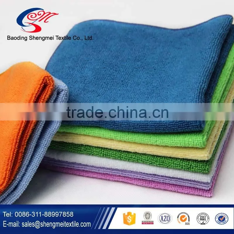 Premium quality and quick drying OEM order of microfiber cleaning towel