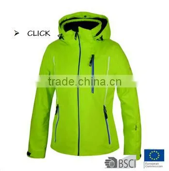 2016 Women Colourful Waterproof Ski Jacket Fuxia