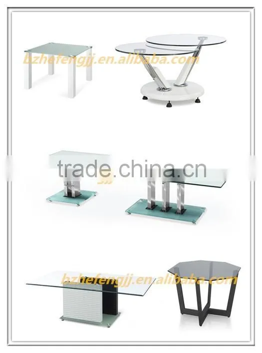 High quality modern tempered glass coffee table