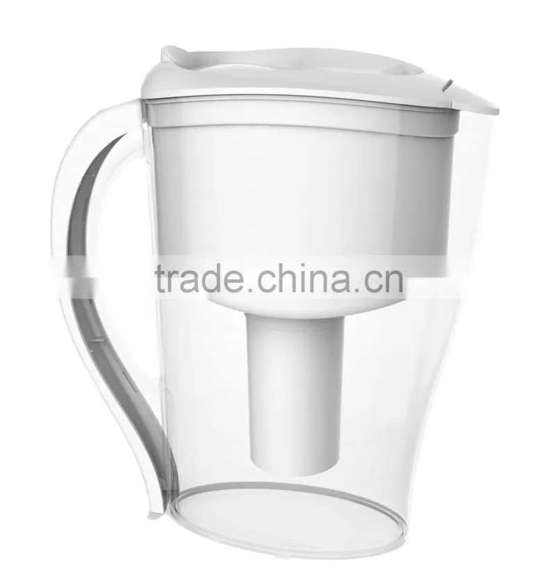 2.5L alkaline water filter pitcher, water ionizer pitcher with filter, BPA free